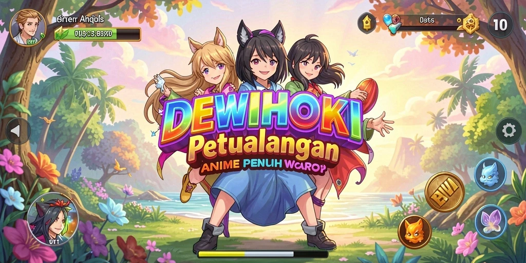 Tampilan menakjubkan dari gameplay DEWIHOKI yang penuh petualangan.
