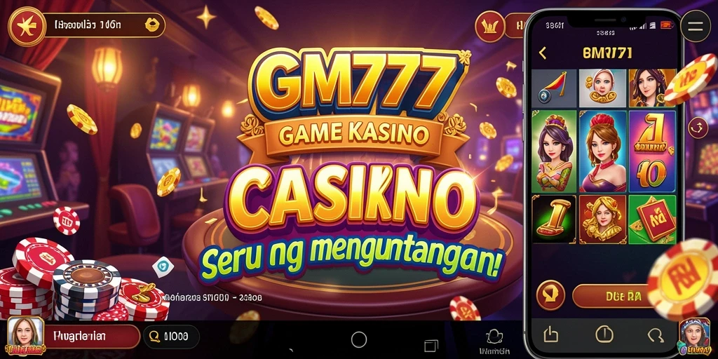 Tampilan gameplay GM777 yang seru dan menarik untuk permainan Kasino.