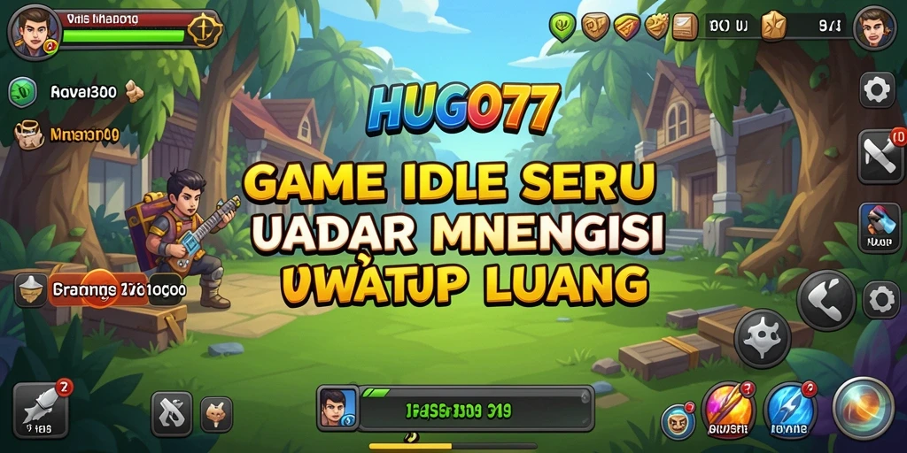 Tampilan gameplay HUGO77 yang menarik dan seru.