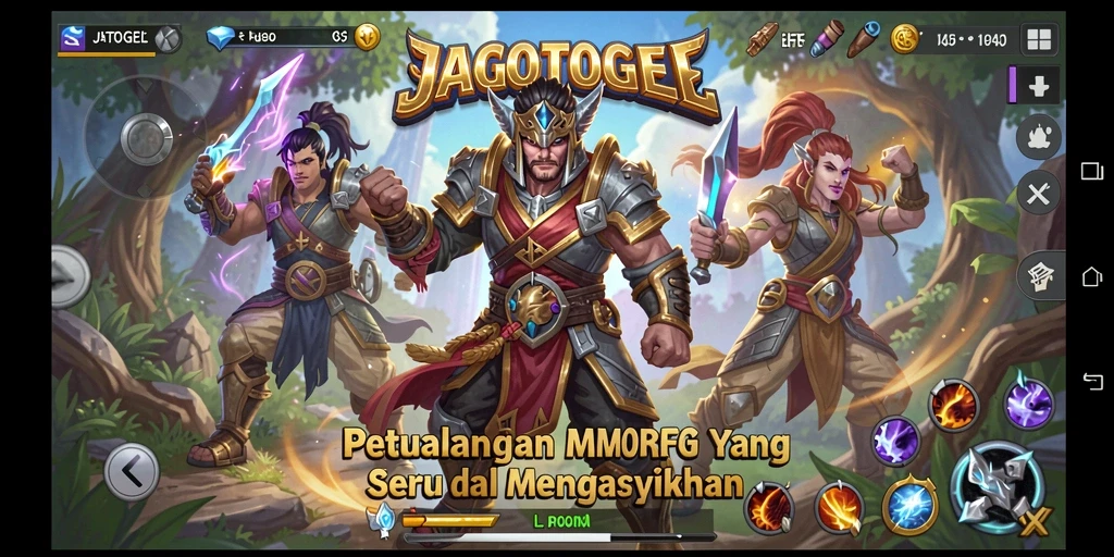 Tampilan gameplay seru dalam dunia JAGOTOGEL yang penuh petualangan.
