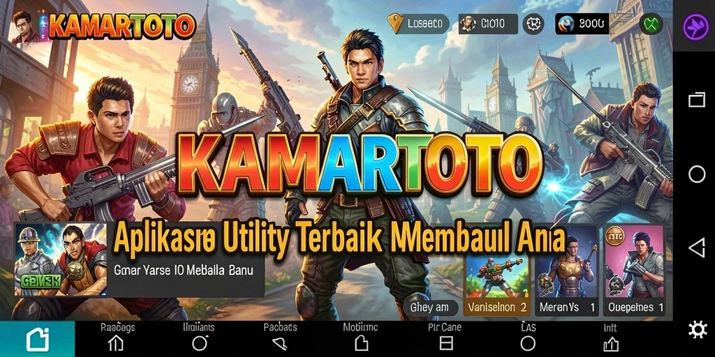 Tampilan antarmuka KAMARTOTO yang sederhana dan intuitif.