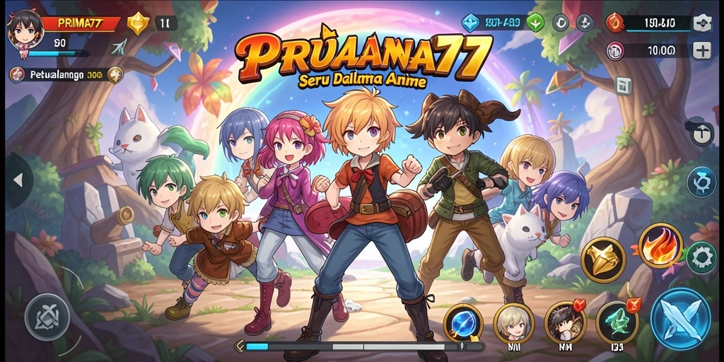 Tangkapan layar gameplay yang menarik dalam PRIMA77.