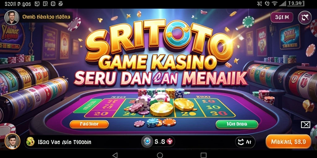 Tampilan gameplay Kasino yang menakjubkan dari SRITOTO.
